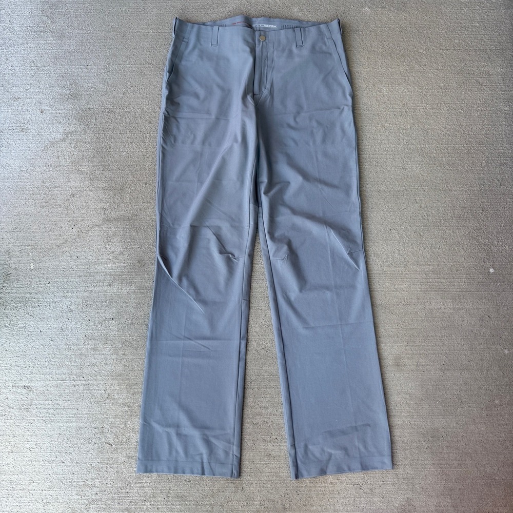 Nike Tiger Woods Collection Golf Pants Gray 32x32 Performance Dri-FIT Stretch